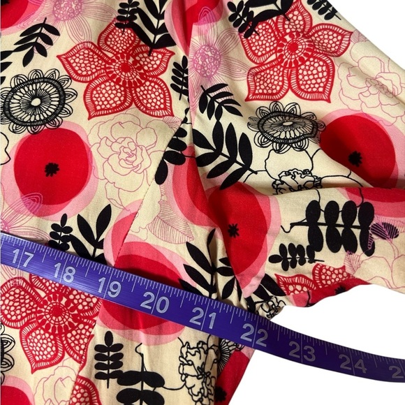 Matilda Jane Whimsical Floral Print Peasant Top Long Sleeve Blouse Size XL - Picture 7 of 12